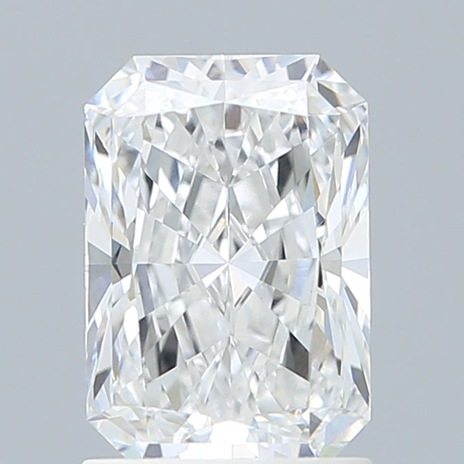1.58 Carat Radiant Shaped, Ideal Cut, E Color, VVS2 Clarity, IGI Certified Lab Grown Diamond