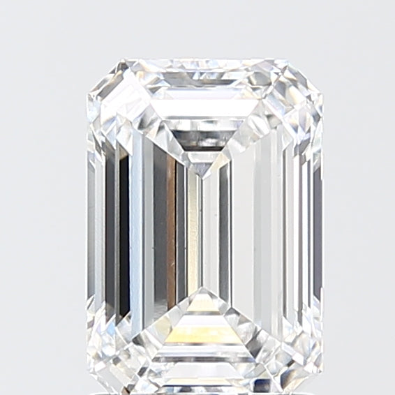 2.05 Carat Emerald Shaped, Ideal Cut, D Color, VS1 Clarity, IGI Certified Lab Grown Diamond