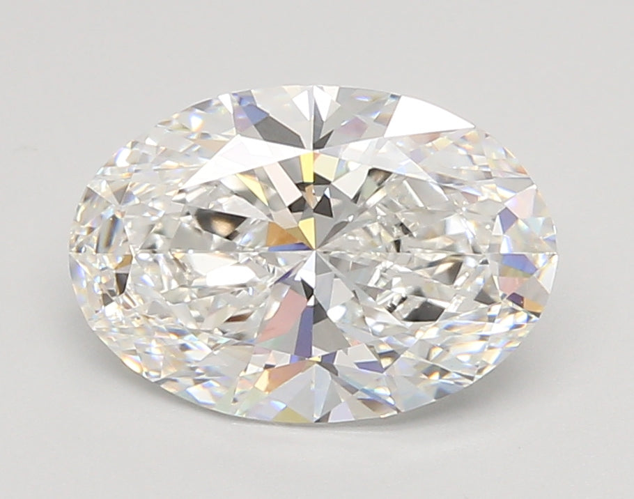 3.03 Carat Oval Shaped, Ideal Cut, E Color, VVS2 Clarity, IGI Certified Lab Grown Diamond