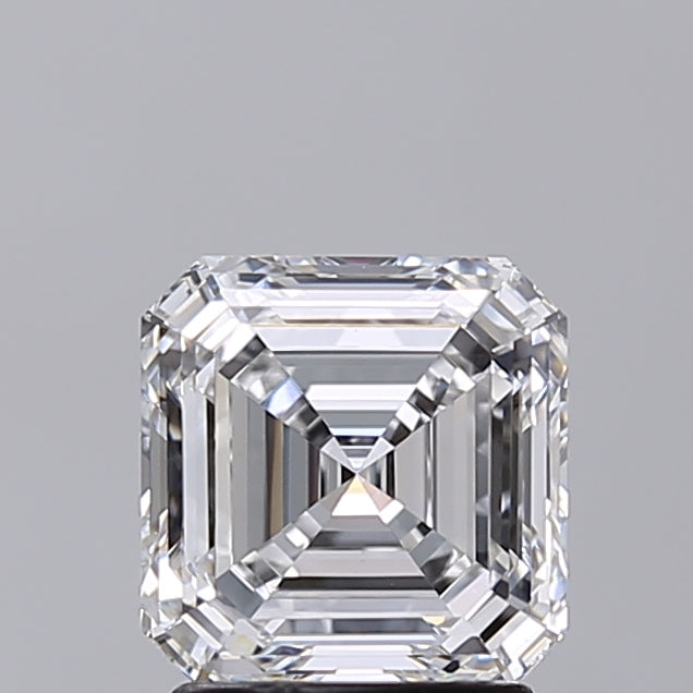 2.01 Carat Asscher Shaped, Very Good Cut, D Color, VVS2 Clarity, IGI Certified Lab Grown Diamond