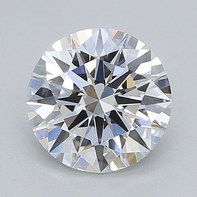 1.53 Carat Round Shaped, Excellent Cut, D Color, VS2 Clarity, IGI Certified Lab Grown Diamond