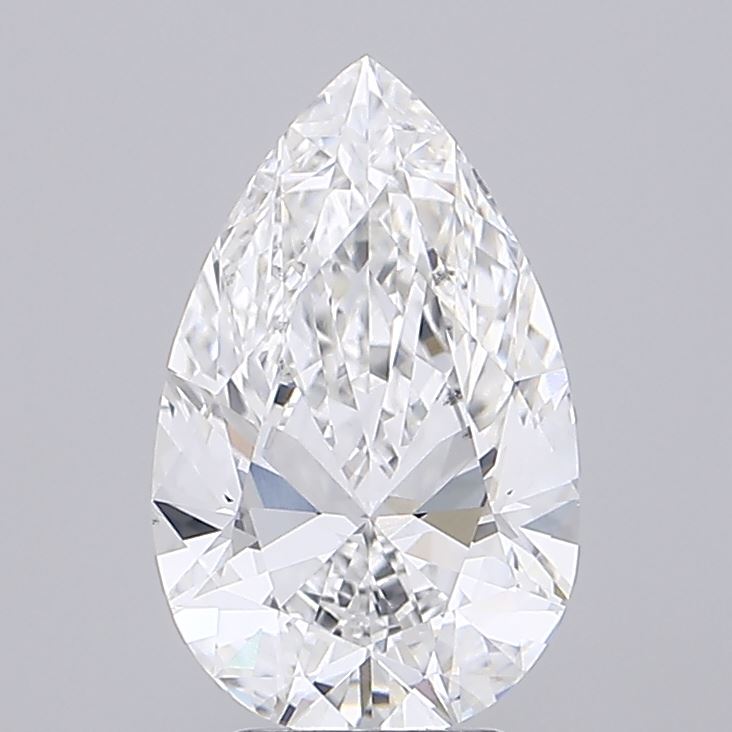 4.00 Carat Pear Shaped, Ideal Cut, E Color, VS1 Clarity, IGI Certified Lab Grown Diamond