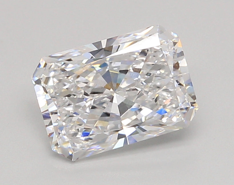 2.04 Carat Radiant Shaped, Ideal Cut, D Color, VS1 Clarity, IGI Certified Lab Grown Diamond