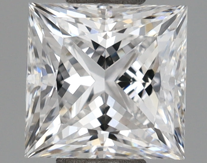 1.02 Carat Princess Shaped, Ideal Cut, D Color, VVS1 Clarity, IGI Certified Lab Grown Diamond