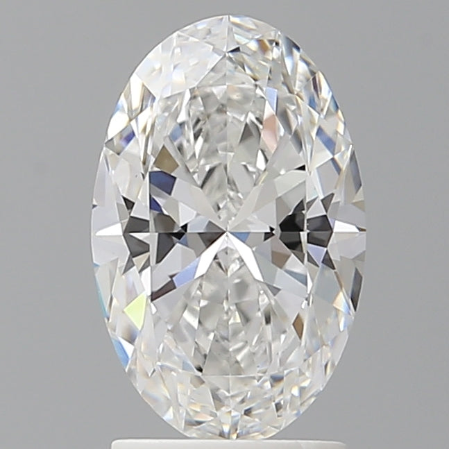 2.10 Carat Oval Shaped, Ideal Cut, E Color, VVS2 Clarity, IGI Certified Lab Grown Diamond