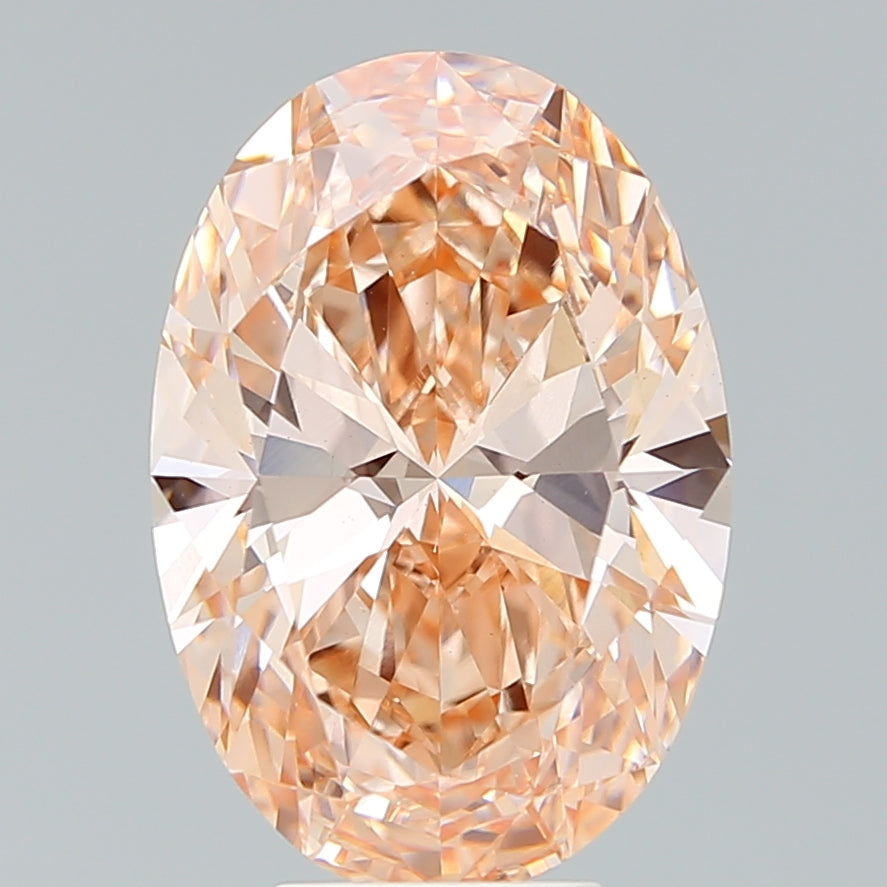 6.06 Carat Oval Shaped, Ideal Cut, VVS2 Clarity, IGI Certified Lab Grown Diamond
