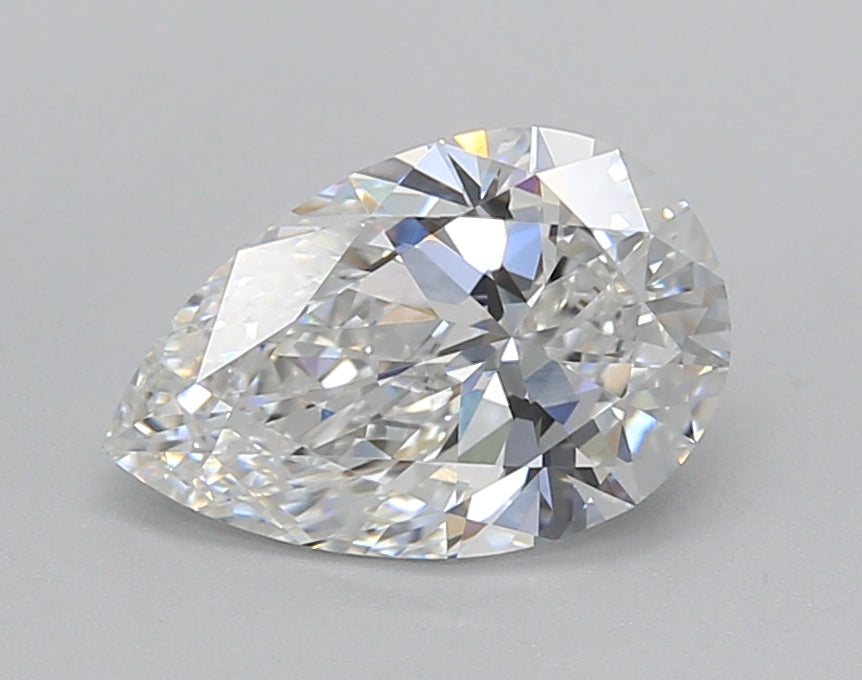 1.51 Carat Pear Shaped, Excellent Cut, E Color, VVS2 Clarity, IGI Certified Lab Grown Diamond