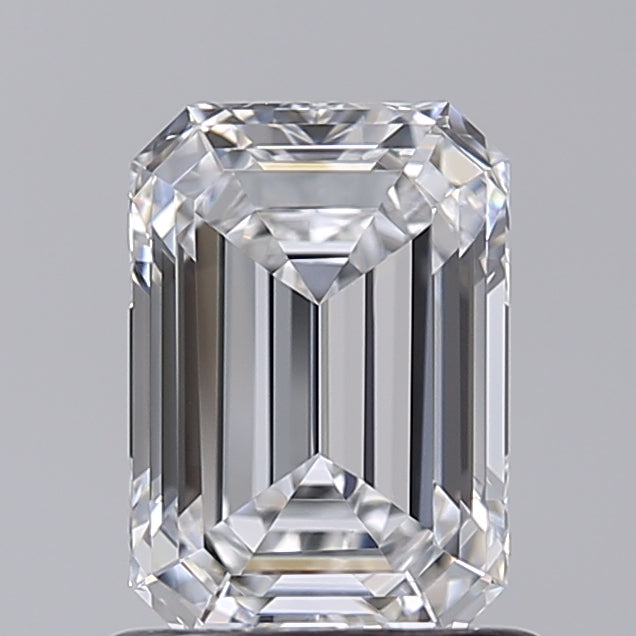 1.02 Carat Emerald Shaped, Excellent Cut, D Color, VVS1 Clarity, IGI Certified Lab Grown Diamond