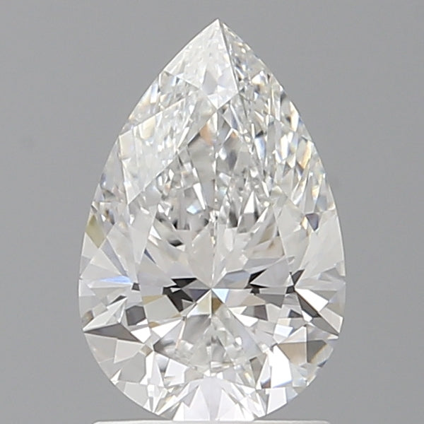 1.59 Carat Pear Shaped, Ideal Cut, E Color, VVS2 Clarity, IGI Certified Lab Grown Diamond