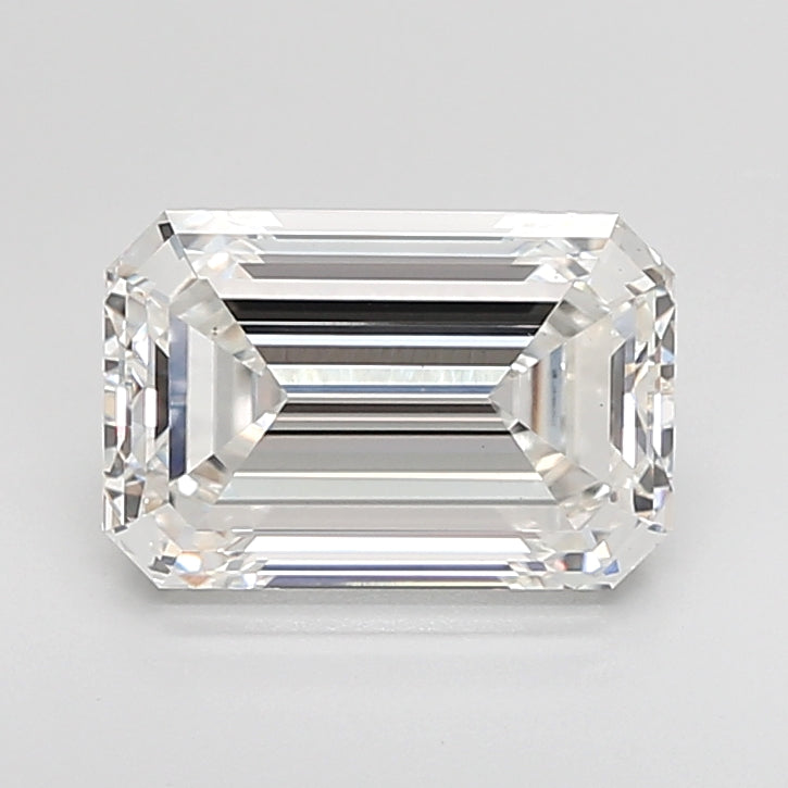 4.03 Carat Emerald Shaped, Ideal Cut, G Color, VS1 Clarity, IGI Certified Lab Grown Diamond