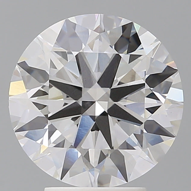 4.05 Carat Round Shaped, Ideal Cut, E Color, VVS2 Clarity, IGI Certified Lab Grown Diamond