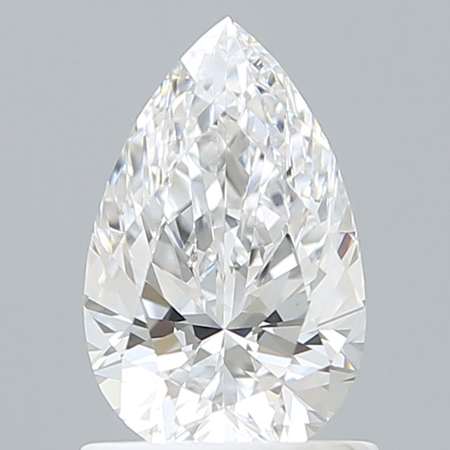 1.05 Carat Pear Shaped, Ideal Cut, D Color, VVS2 Clarity, IGI Certified Lab Grown Diamond