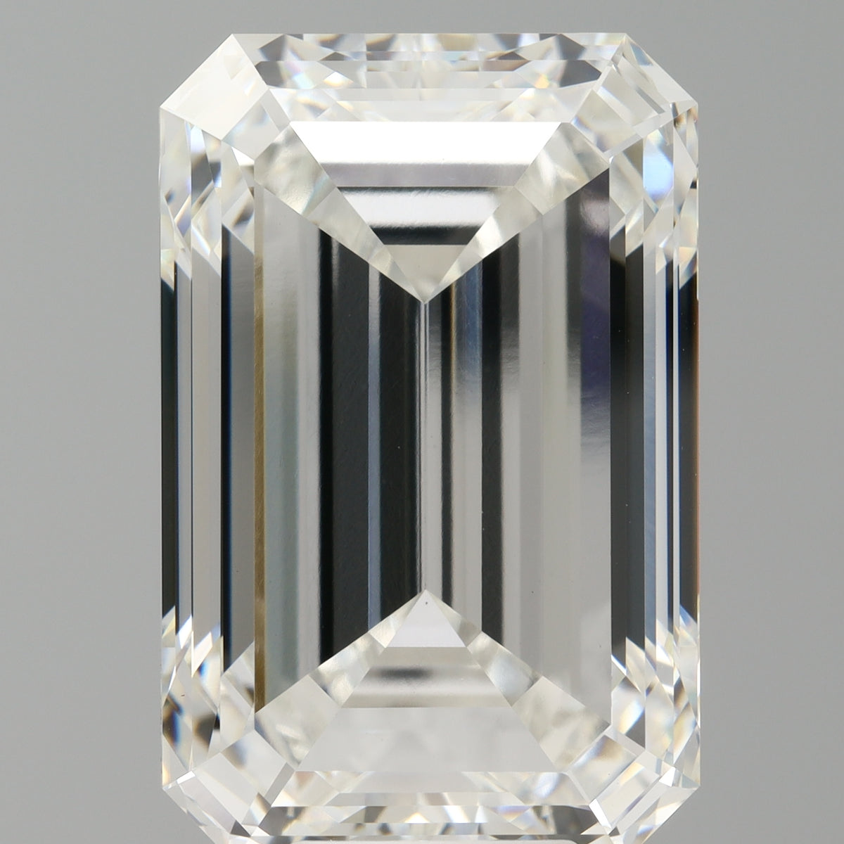 10.53 Carat Emerald Shaped, Ideal Cut, F Color, VVS2 Clarity, IGI Certified Lab Grown Diamond