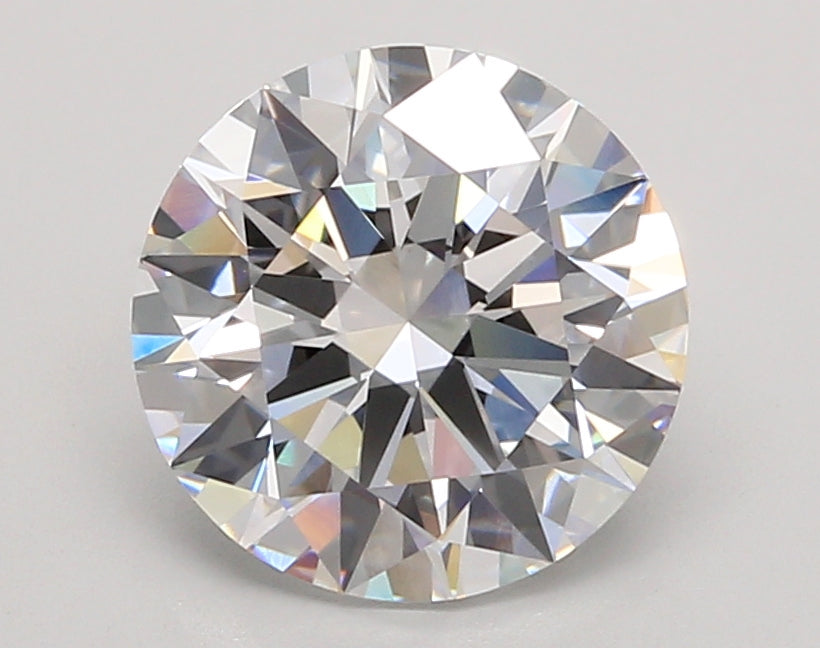 3.02 Carat Round Shaped, Ideal Cut, D Color, VVS2 Clarity, IGI Certified Lab Grown Diamond