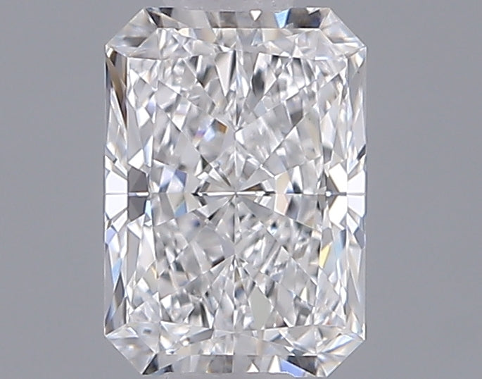 0.72 Carat Radiant Shaped, Ideal Cut, D Color, VVS2 Clarity, IGI Certified Lab Grown Diamond