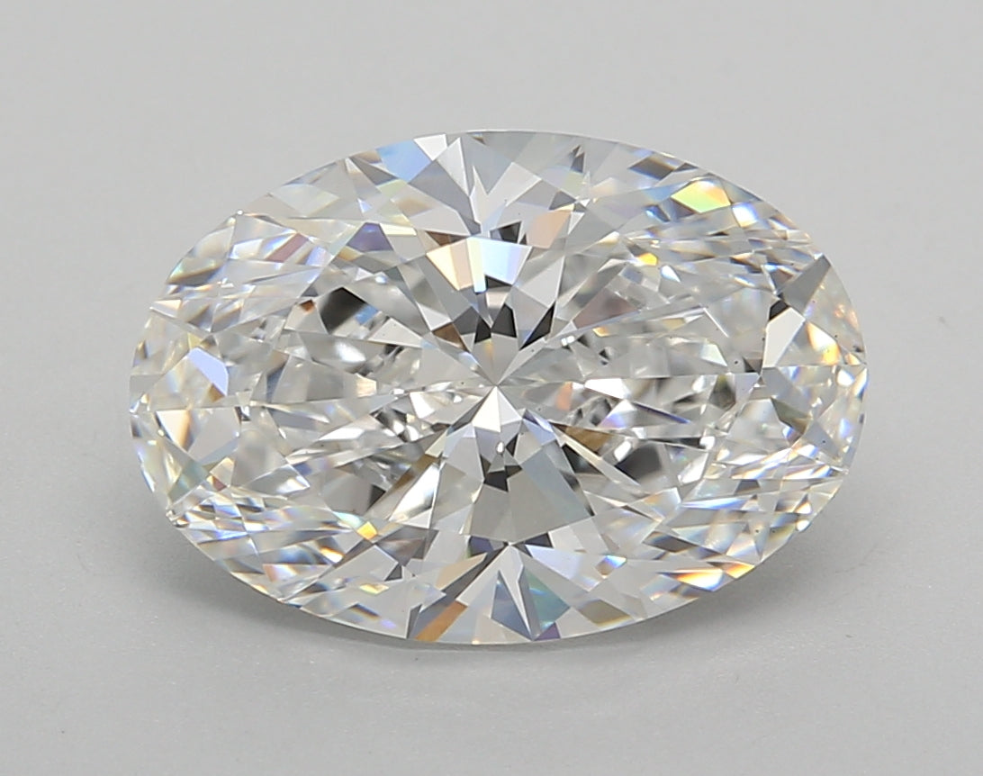 4.02 Carat Oval Shaped, Excellent Cut, E Color, VS1 Clarity, IGI Certified Lab Grown Diamond