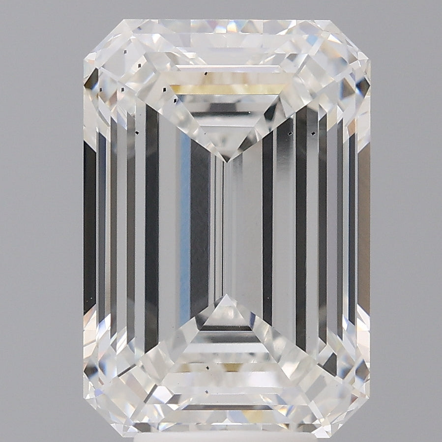 7.60 Carat Emerald Shaped, Ideal Cut, E Color, VS2 Clarity, IGI Certified Lab Grown Diamond