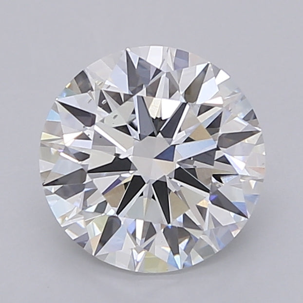 2.00 Carat Round Shaped, Ideal Cut, D Color, VS2 Clarity, IGI Certified Lab Grown Diamond