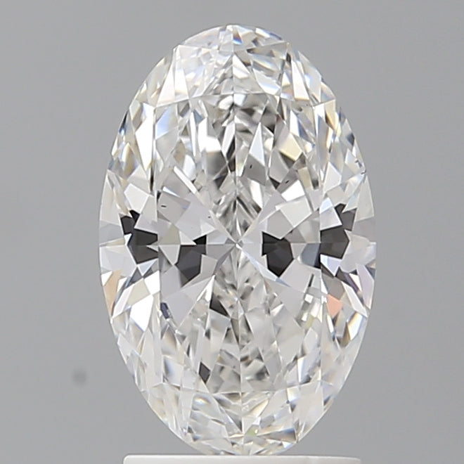 2.02 Carat Oval Shaped, Ideal Cut, E Color, VS2 Clarity, IGI Certified Lab Grown Diamond