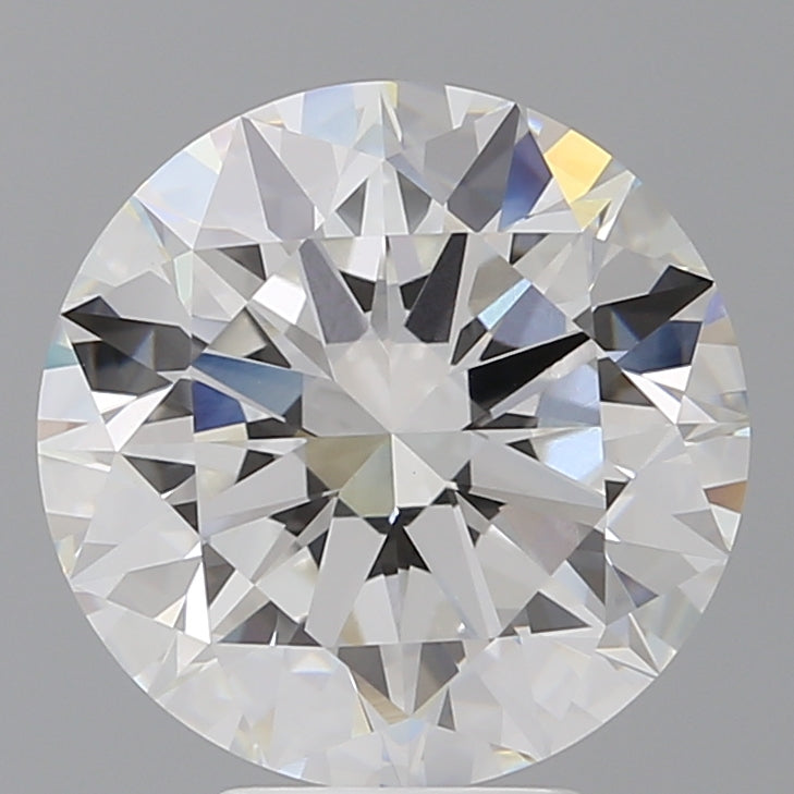 6.02 Carat Round Shaped, Excellent Cut, E Color, VVS2 Clarity, IGI Certified Lab Grown Diamond