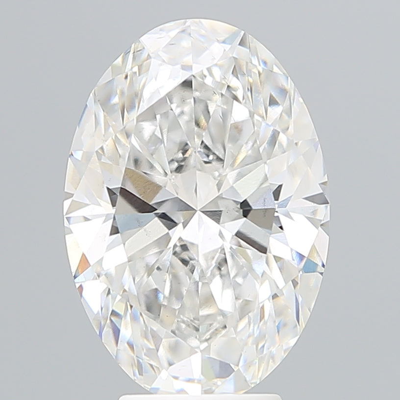 5.25 Carat Oval Shaped, Ideal Cut, E Color, VS2 Clarity, IGI Certified Lab Grown Diamond