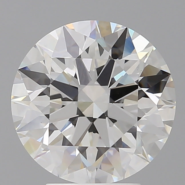 4.10 Carat Round Shaped, Ideal Cut, E Color, VVS2 Clarity, IGI Certified Lab Grown Diamond