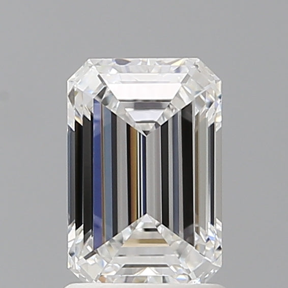 1.52 Carat Emerald Shaped, Ideal Cut, D Color, VVS2 Clarity, IGI Certified Lab Grown Diamond