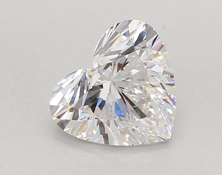 1.51 Carat Heart Shaped, Ideal Cut, D Color, VVS2 Clarity, IGI Certified Lab Grown Diamond