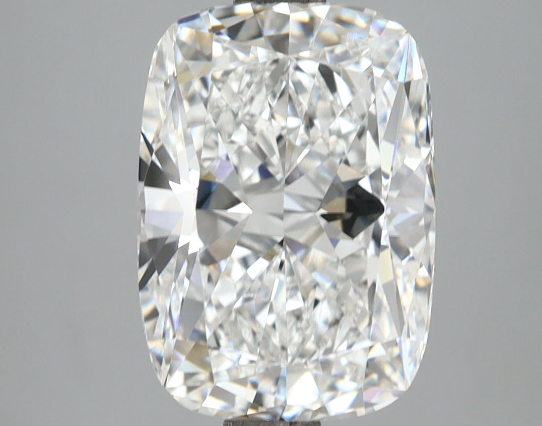 4.05 Carat Cushion Shaped, Ideal Cut, E Color, VVS2 Clarity, IGI Certified Lab Grown Diamond