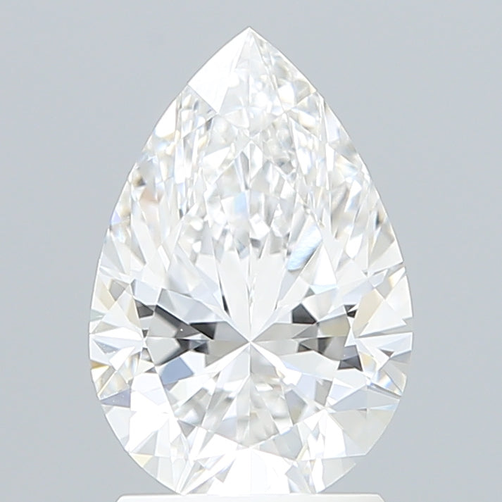 2.02 Carat Pear Shaped, Ideal Cut, E Color, VVS2 Clarity, IGI Certified Lab Grown Diamond
