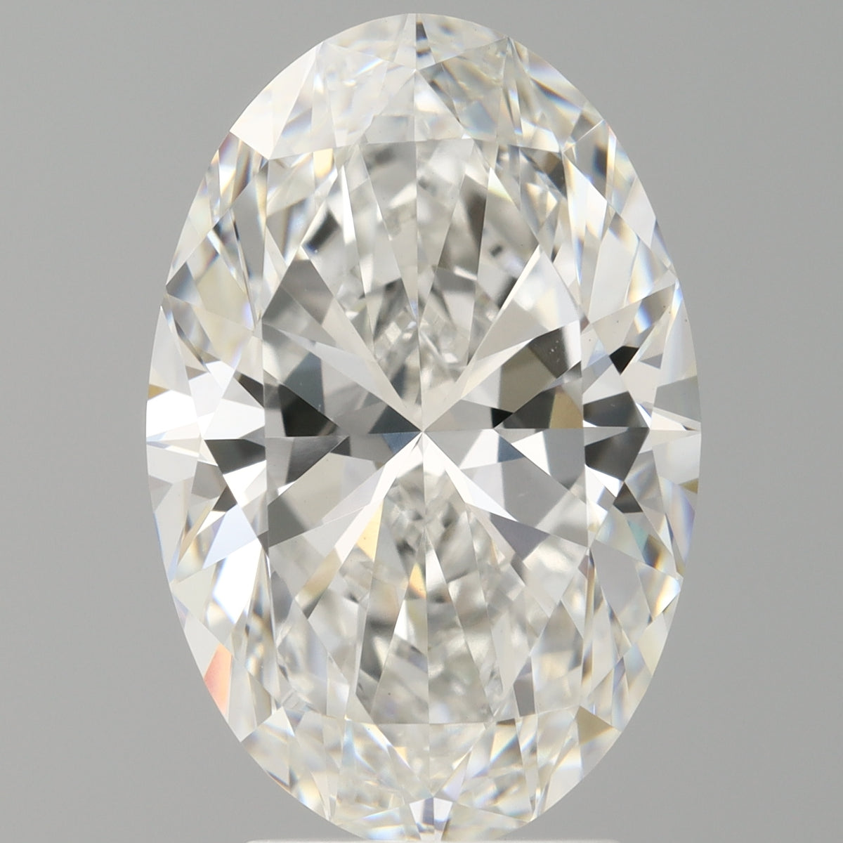 4.08 Carat Oval Shaped, Ideal Cut, F Color, VVS2 Clarity, IGI Certified Lab Grown Diamond