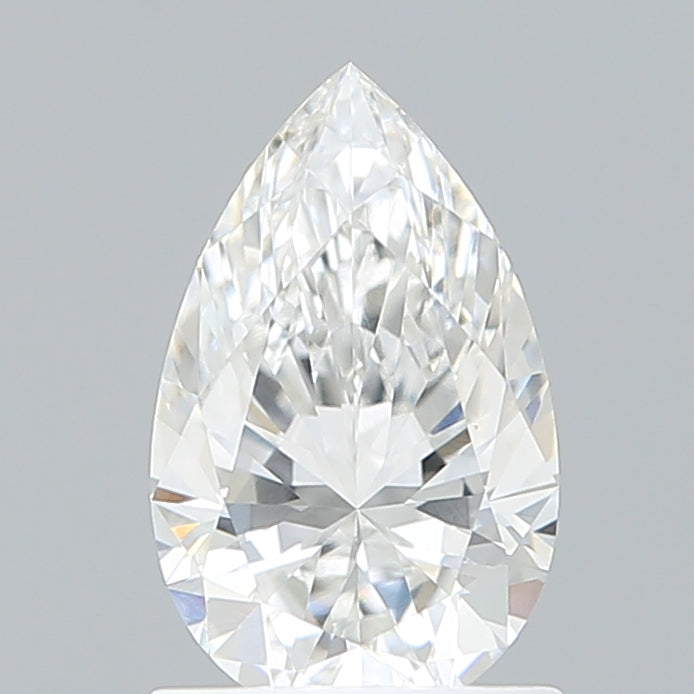 1.10 Carat Pear Shaped, Ideal Cut, E Color, VVS2 Clarity, IGI Certified Lab Grown Diamond