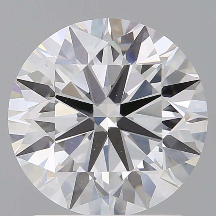 1.96 Carat Round Shaped, Excellent Cut, D Color, VS1 Clarity, IGI Certified Lab Grown Diamond