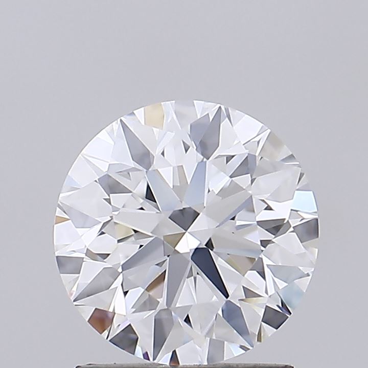 1.51 Carat Round Shaped, Ideal Cut, D Color, VVS2 Clarity, IGI Certified Lab Grown Diamond