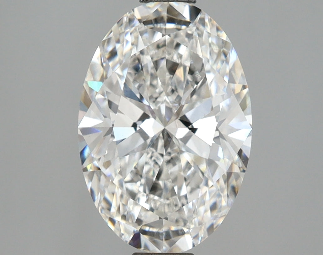 2.58 Carat Oval Shaped, Ideal Cut, E Color, VVS2 Clarity, IGI Certified Lab Grown Diamond