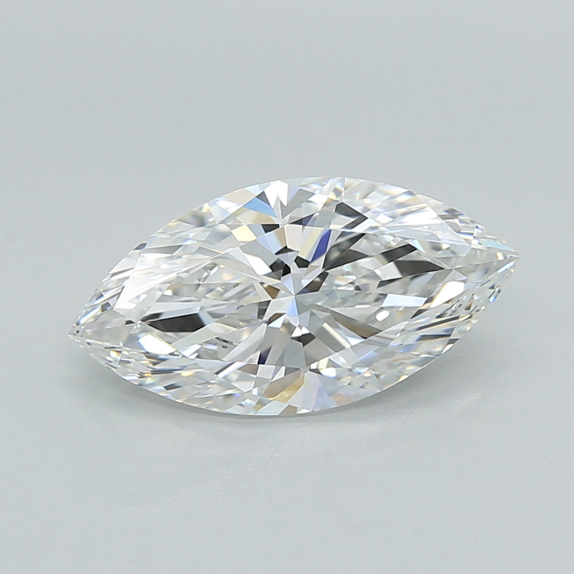 2.52 Carat Marquise Shaped, Ideal Cut, F Color, VVS2 Clarity, IGI Certified Lab Grown Diamond