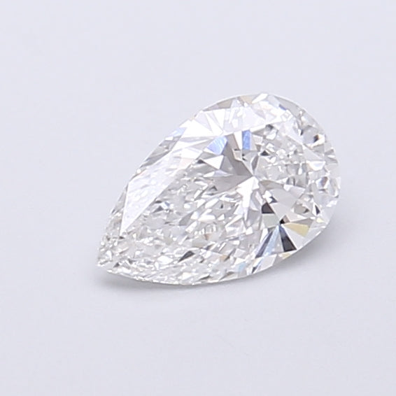 0.47 Carat Pear Shaped, Very Good Cut, D Color, VVS2 Clarity, IGI Certified Lab Grown Diamond