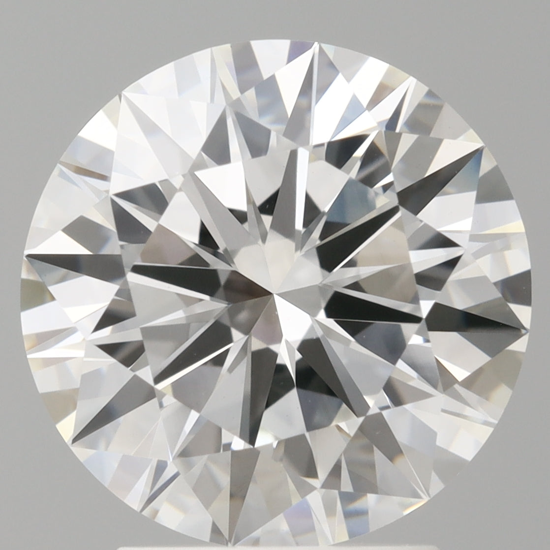 3.01 Carat Round Shaped, Excellent Cut, E Color, VVS2 Clarity, IGI Certified Lab Grown Diamond