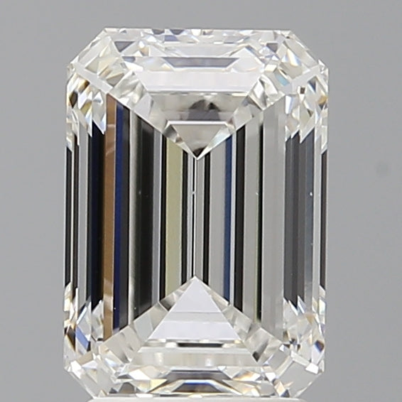 2.60 Carat Emerald Shaped, Ideal Cut, F Color, VS1 Clarity, IGI Certified Lab Grown Diamond