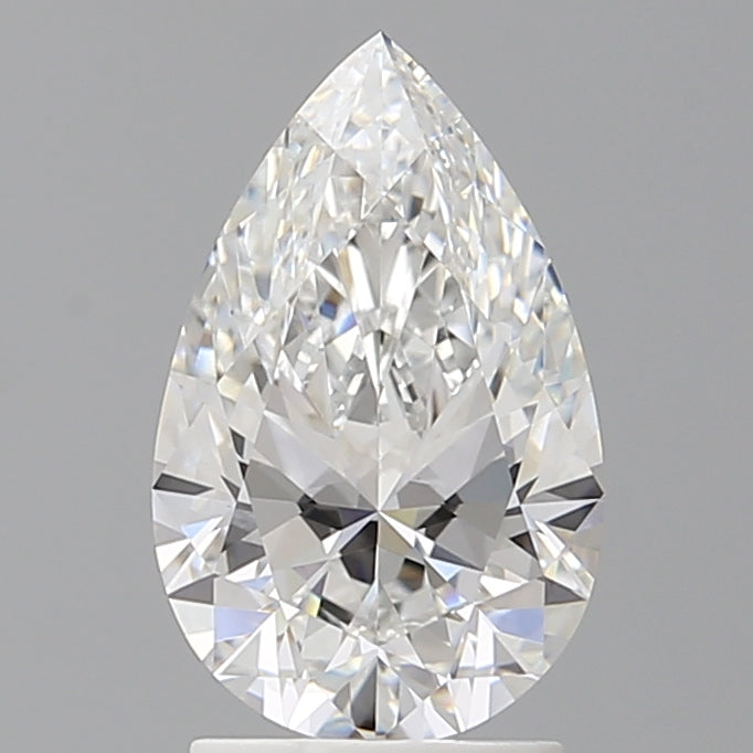 2.10 Carat Pear Shaped, Ideal Cut, E Color, VVS2 Clarity, IGI Certified Lab Grown Diamond