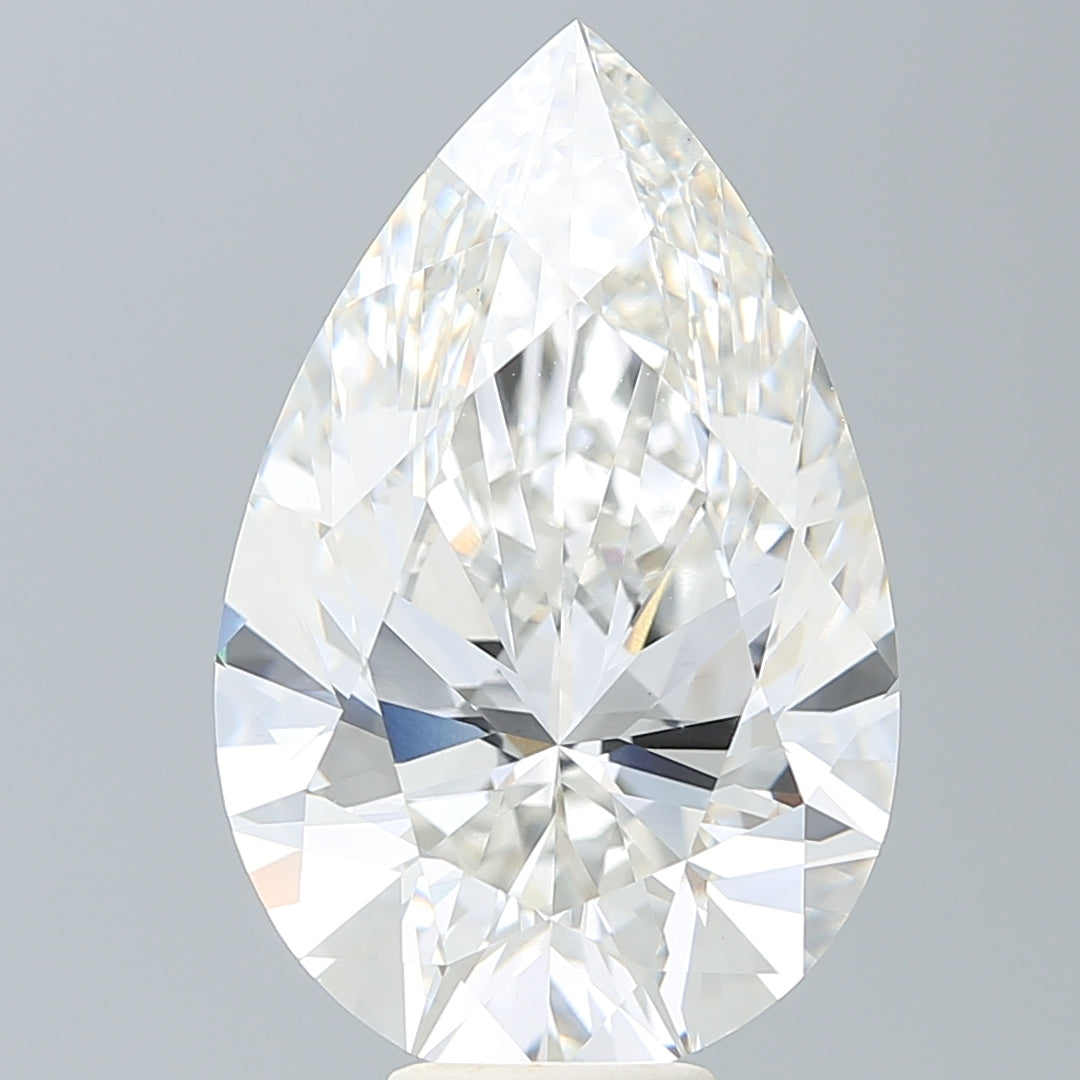 10.09 Carat Pear Shaped, Ideal Cut, G Color, VVS2 Clarity, IGI Certified Lab Grown Diamond
