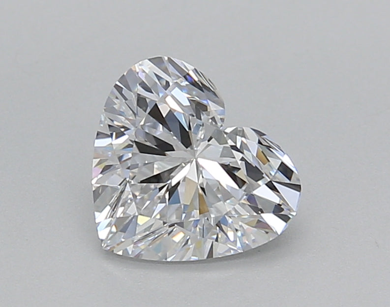 1.02 Carat Heart Shaped, Very Good Cut, D Color, VVS2 Clarity, IGI Certified Lab Grown Diamond