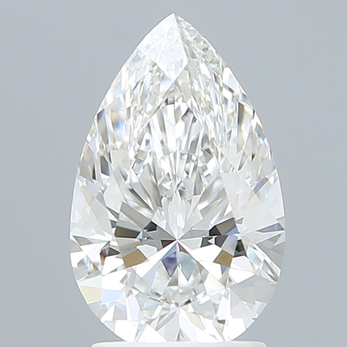 2.29 Carat Pear Shaped, Ideal Cut, E Color, VVS2 Clarity, IGI Certified Lab Grown Diamond