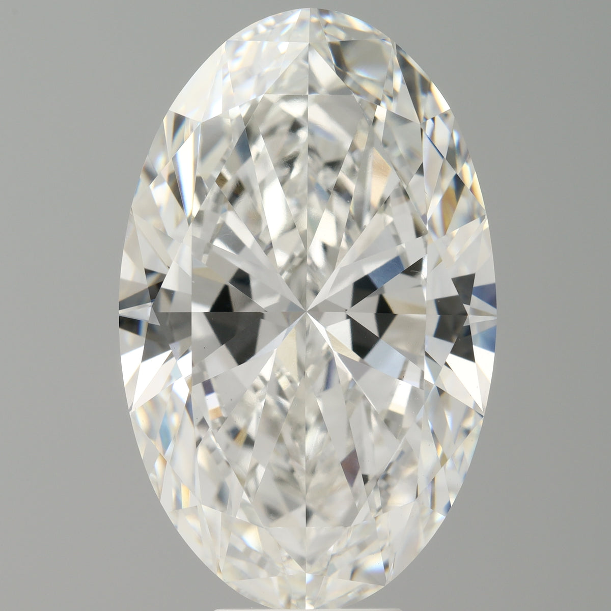 10.00 Carat Oval Shaped, Ideal Cut, F Color, VVS2 Clarity, IGI Certified Lab Grown Diamond