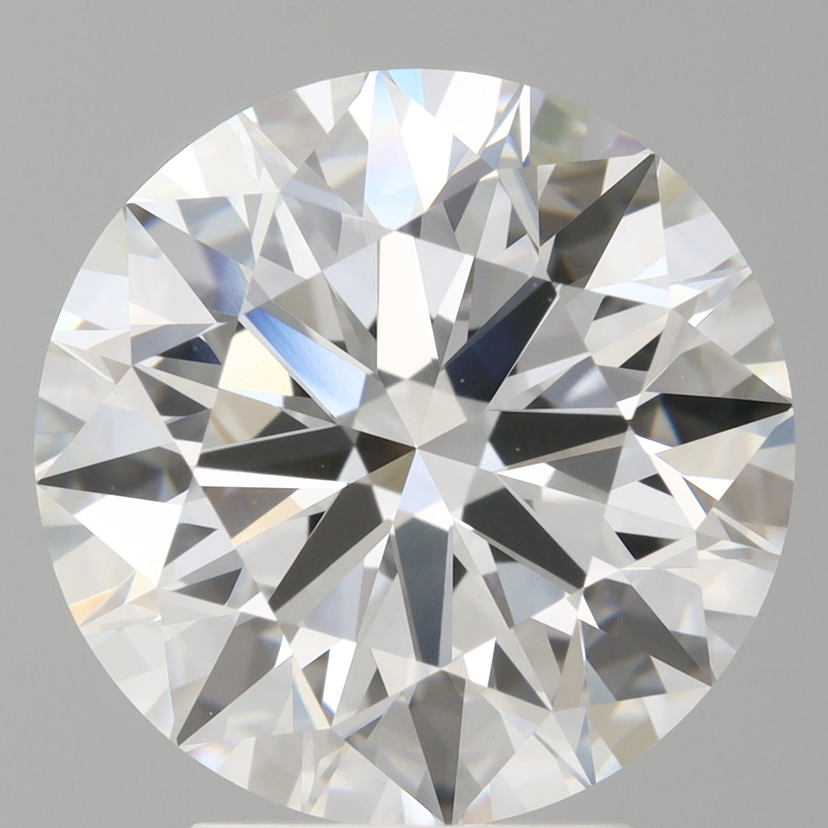 4.09 Carat Round Shaped, Ideal Cut, E Color, VVS2 Clarity, IGI Certified Lab Grown Diamond
