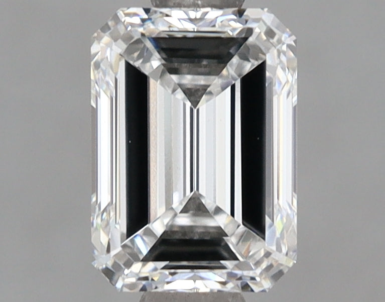 1.50 Carat Emerald Shaped, Excellent Cut, D Color, VVS1 Clarity, IGI Certified Lab Grown Diamond