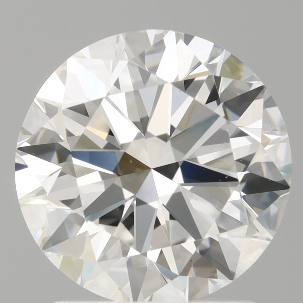 2.00 Carat Round Shaped, Excellent Cut, E Color, VS1 Clarity, IGI Certified Lab Grown Diamond