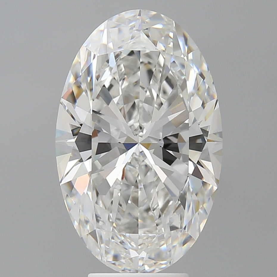 6.08 Carat Oval Shaped, Ideal Cut, E Color, VVS2 Clarity, IGI Certified Lab Grown Diamond