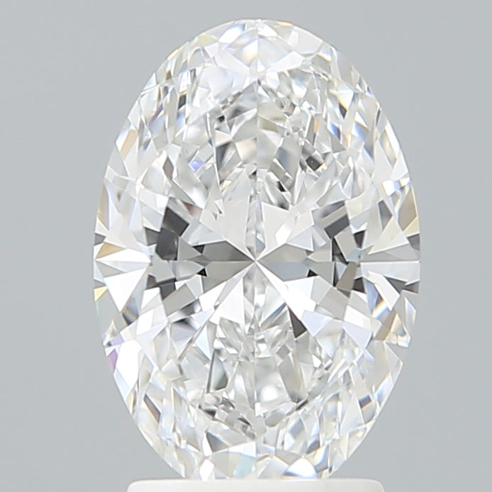 2.50 Carat Oval Shaped, Excellent Cut, D Color, VVS2 Clarity, IGI Certified Lab Grown Diamond