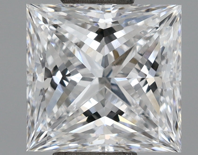 1.00 Carat Princess Shaped, Excellent Cut, E Color, IF Clarity, IGI Certified Lab Grown Diamond